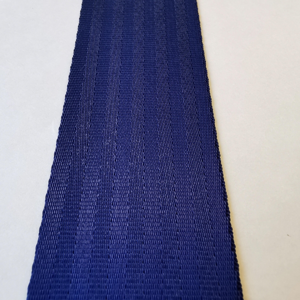 Sicherheitsgurt Dunkel Blau 48 mm, Meterware, 2900 daN, Polyester Gurt Band Gurtband Auto
