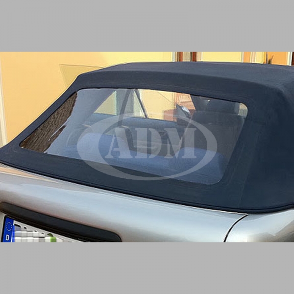 FIAT Punto Cabrio Heckscheibe klar mit Reißverschluss CNC Geschnitten
